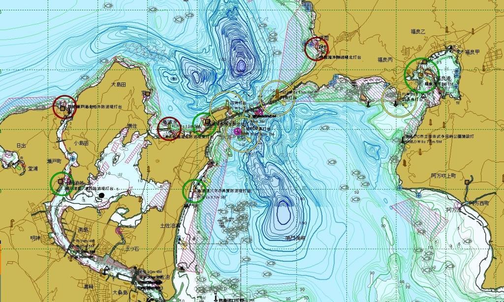 電子海図 ニューペック New Pec 電子海図 エリア(瀬戸内海及び四国